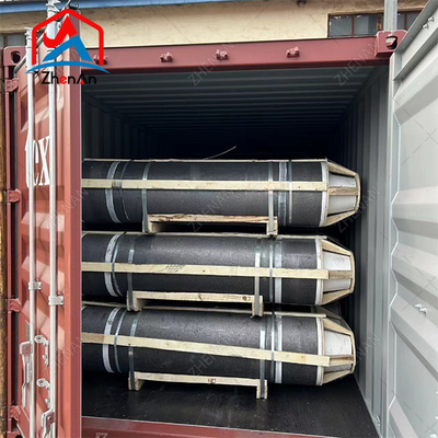 그래피트 제품 탄소 전극 UHP/HP/RP Dia 350mm Lf 또는 Eaf를 위한  Nipple와 함께 그래피트 전극