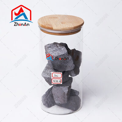 프리미엄 철강 실리콘 FeSi Granules 55~75% 실리콘 함유로 10~100mm 크기의 합금 강철 및 철근 철강을 위해