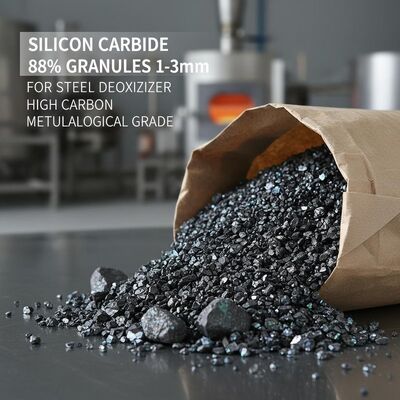 1-3mm 고 탄소 실리콘 탄화탄자 Granules SiC 88