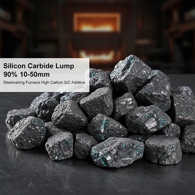 High Purity 90% Silicon Carbide Lump 10-50mm for Steelmaking Furnace Additive