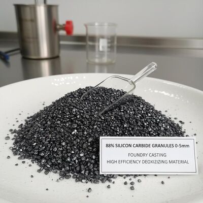 88% 순수성 실리콘 탄화탄자 Granules 0-5mm for High Efficiency Deoxidizing in Foundry Casting