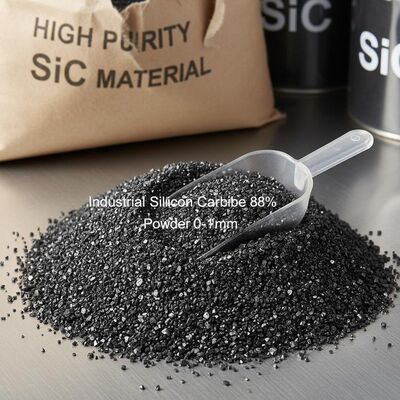 고순도 88% 탄화규소 분말 0-1mm (효율적인 철강 탈산 및 내화물 용도)